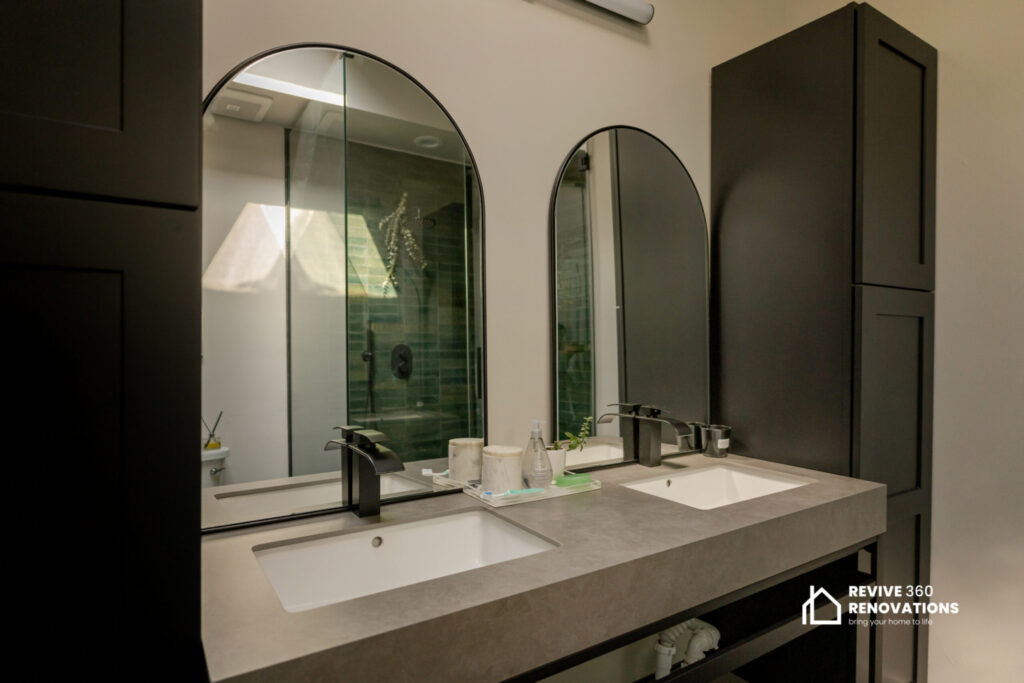 Powder Room Under the Stairs